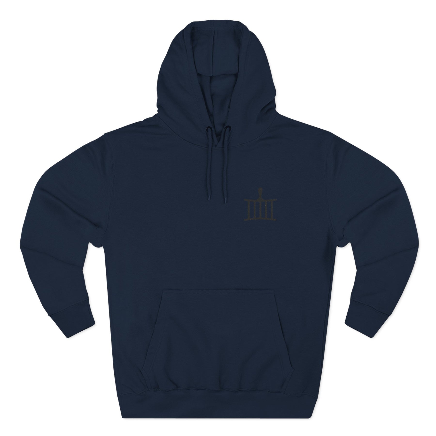 St. Lawrence The Martyr Hoodie - Stitched Front Insignia - Bricks Masons