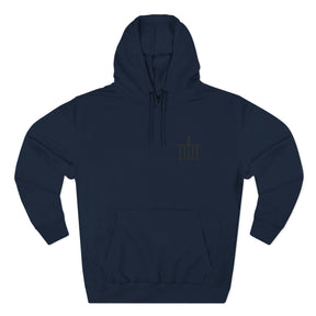 St. Lawrence The Martyr Hoodie - Stitched Front Insignia - Bricks Masons