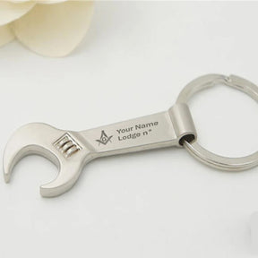 Master Mason Blue Lodge Bottle Opener - Logo & Custom Text Customization - Bricks Masons