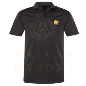 32nd Degree Scottish Rite Polo Shirt - Wings Down Various Colors - Bricks Masons