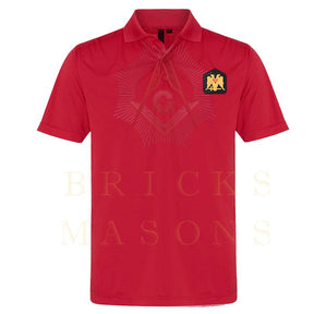 32nd Degree Scottish Rite Polo Shirt - Wings Down Various Colors - Bricks Masons