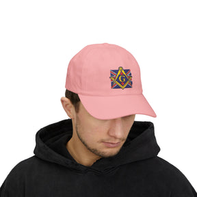 Master Mason Craft Baseball Cap - United Kingdom Mason Square & Compass G - Bricks Masons