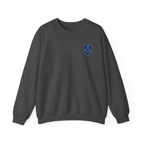Master Mason Blue Lodge Sweatshirt - Silver Square & Compasses
