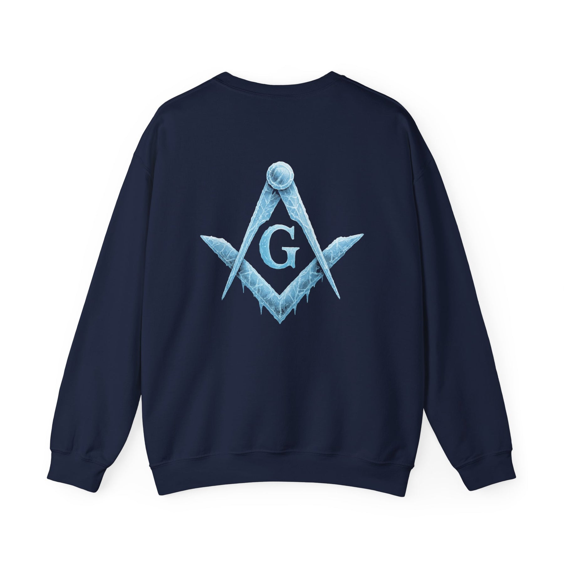Sudadera de la Logia Azul de Maestro Masón - Diseño Frosty Square &amp; Compass G