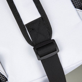 Order of the Secret Monitor Crossbody Bag - Purple Nylon With Multiple Pockets - Bricks Masons