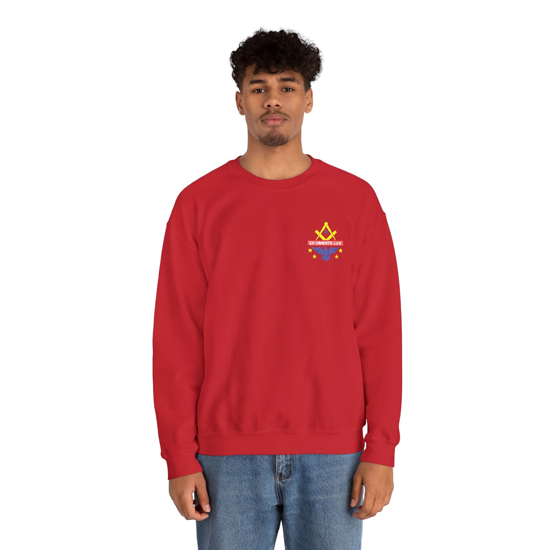 National Sojourners Sweatshirt - Embroidered Crewneck Style - Bricks Masons