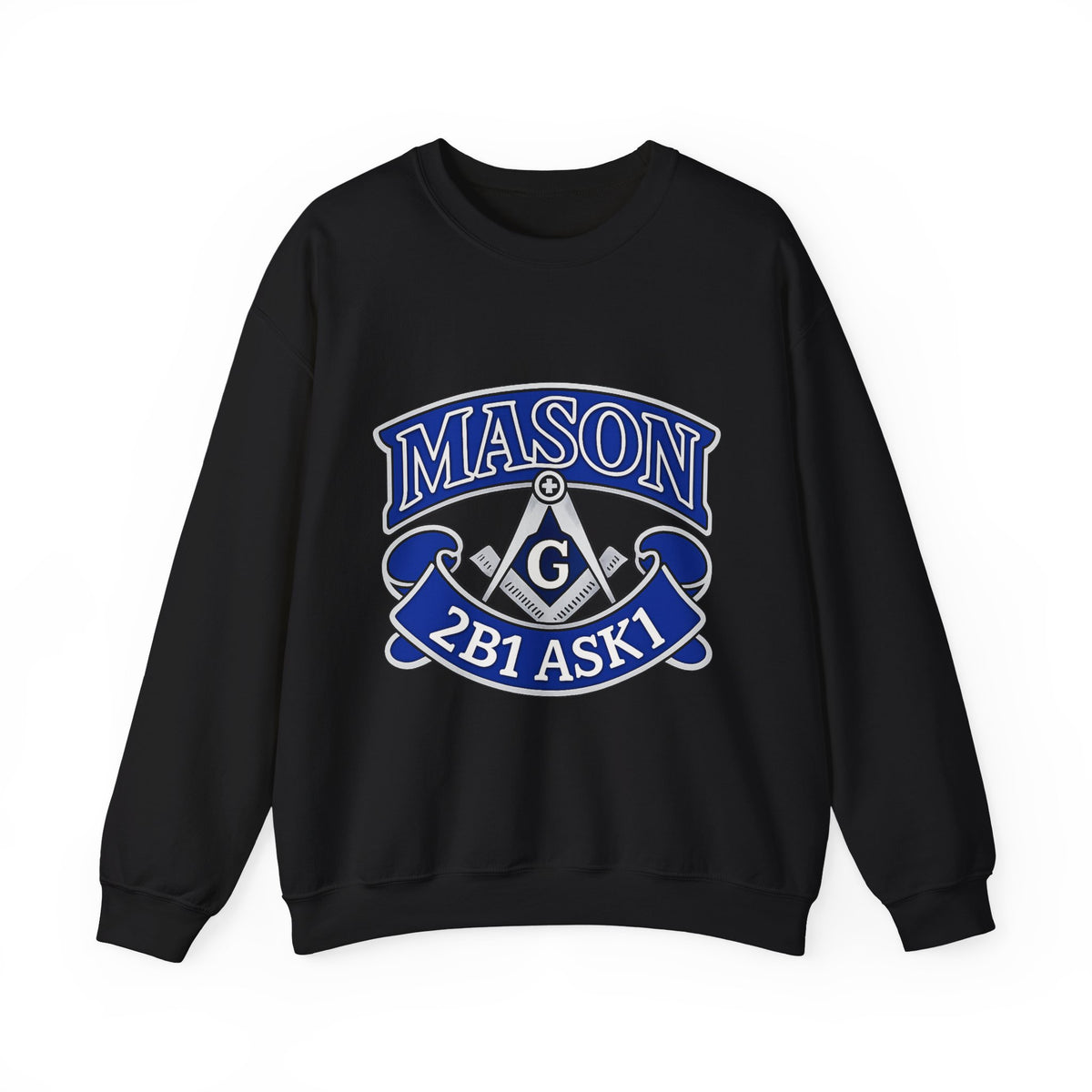 Master Mason Blue Lodge Sweatshirt - 2B1 ASK1 Square & Compass G