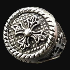 Templar Cross Ring in Silver 1.8 cm 12 g Art 733 - Bricks Masons