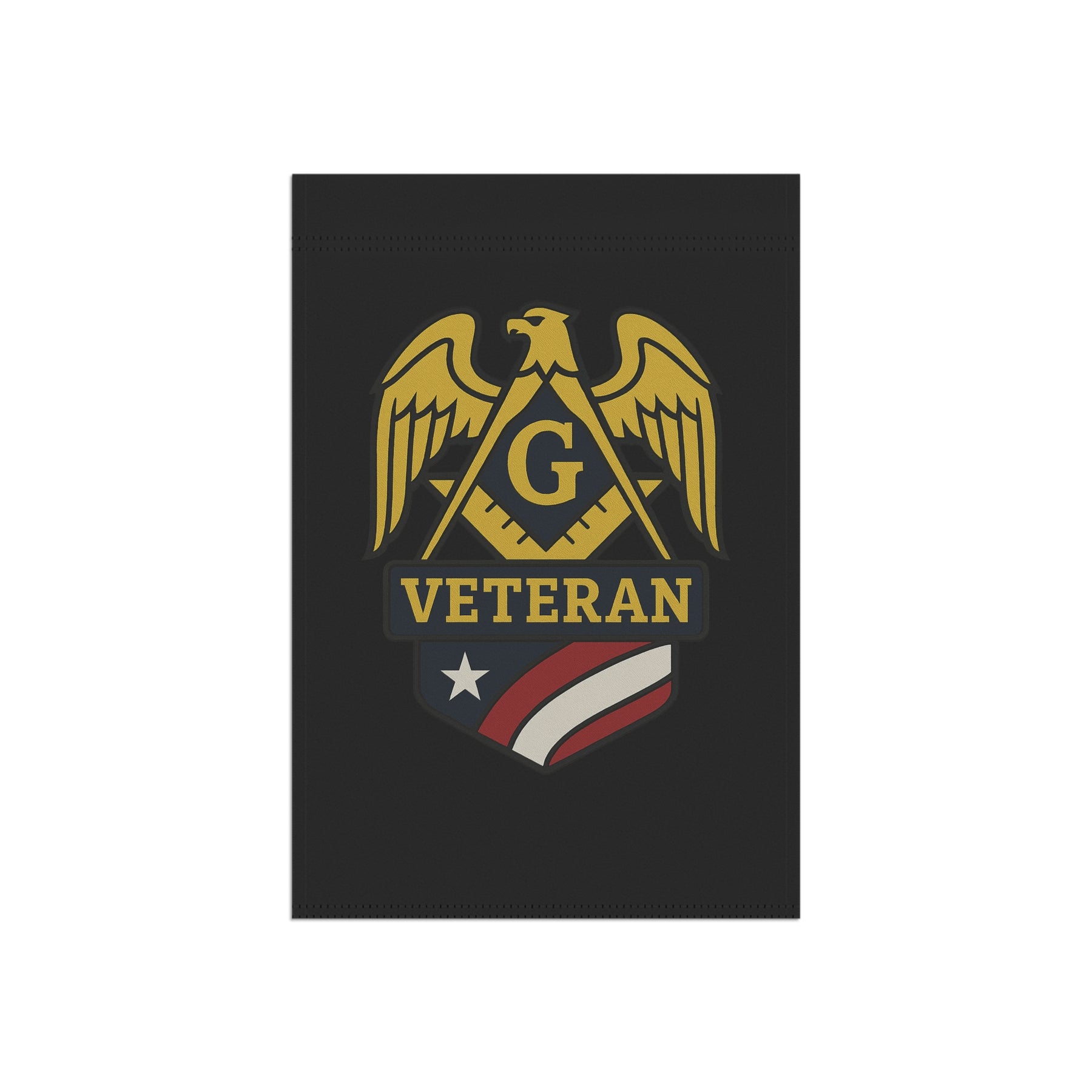 Master Mason Blue Lodge Yard Flag - Veteran Mason Printed Poly Poplin - Bricks Masons