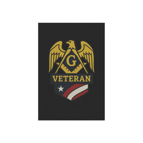 Master Mason Blue Lodge Yard Flag - Veteran Mason Printed Poly Poplin - Bricks Masons