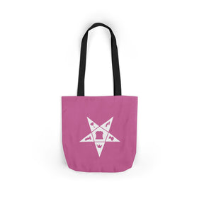 OES Tote Bag - Pink Polyester Custsomizable - Bricks Masons