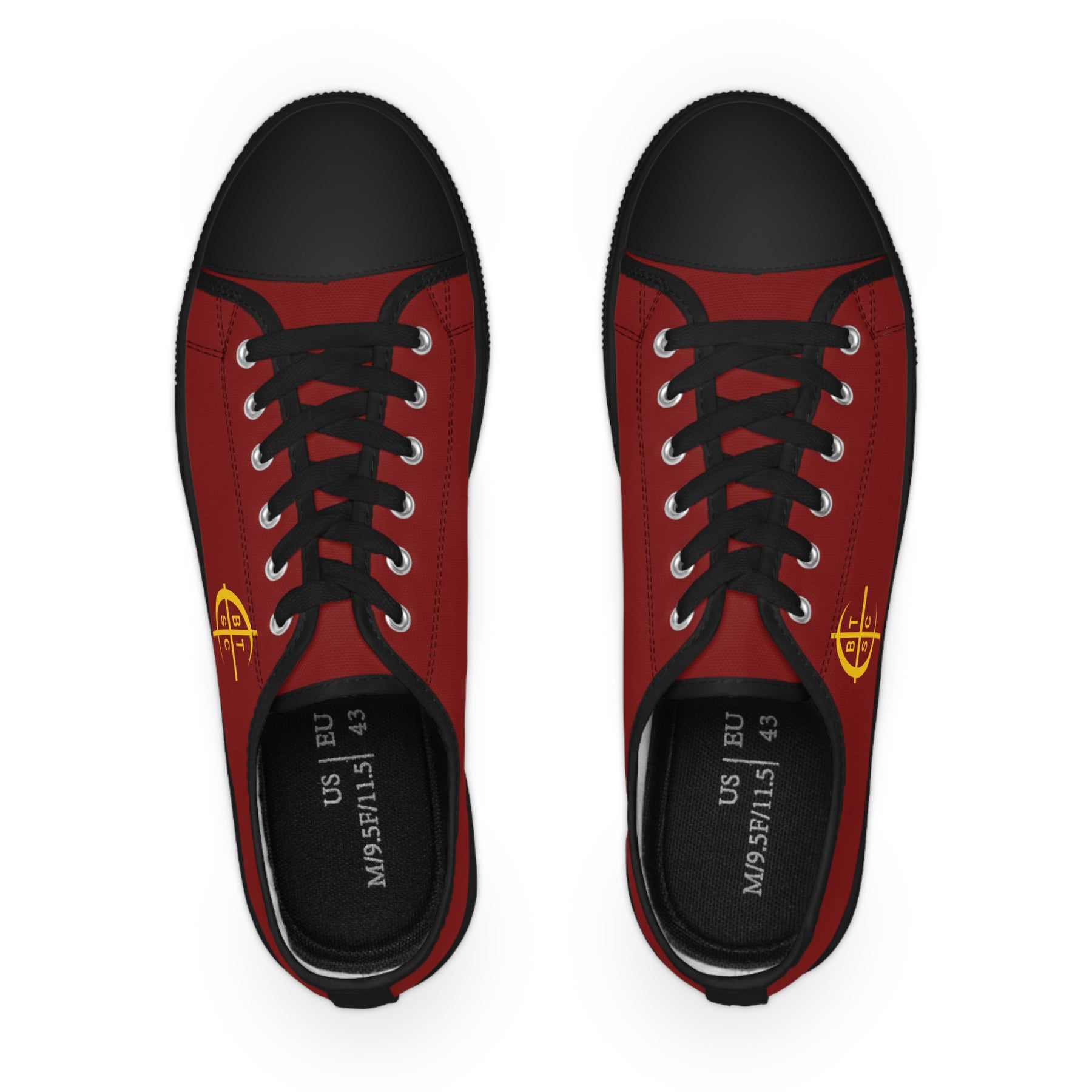 Council of Crusaders Sneaker - Low Top Sneaker Black & White - Bricks Masons