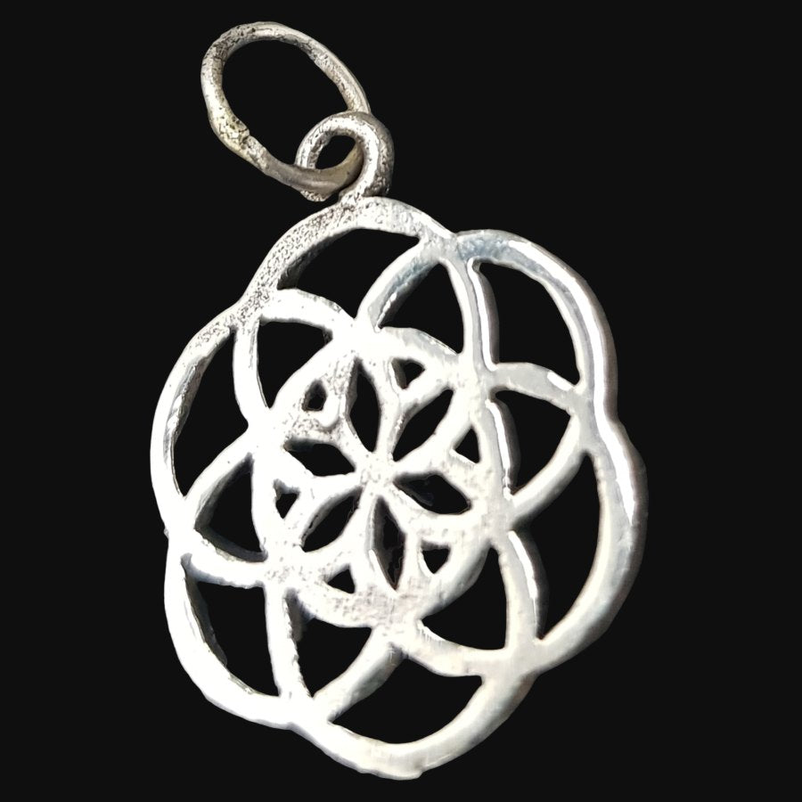 Seed of Life Pendant, Kabbalah Silver, 2.5g, 2cm, Art. 926 - Bricks Masons