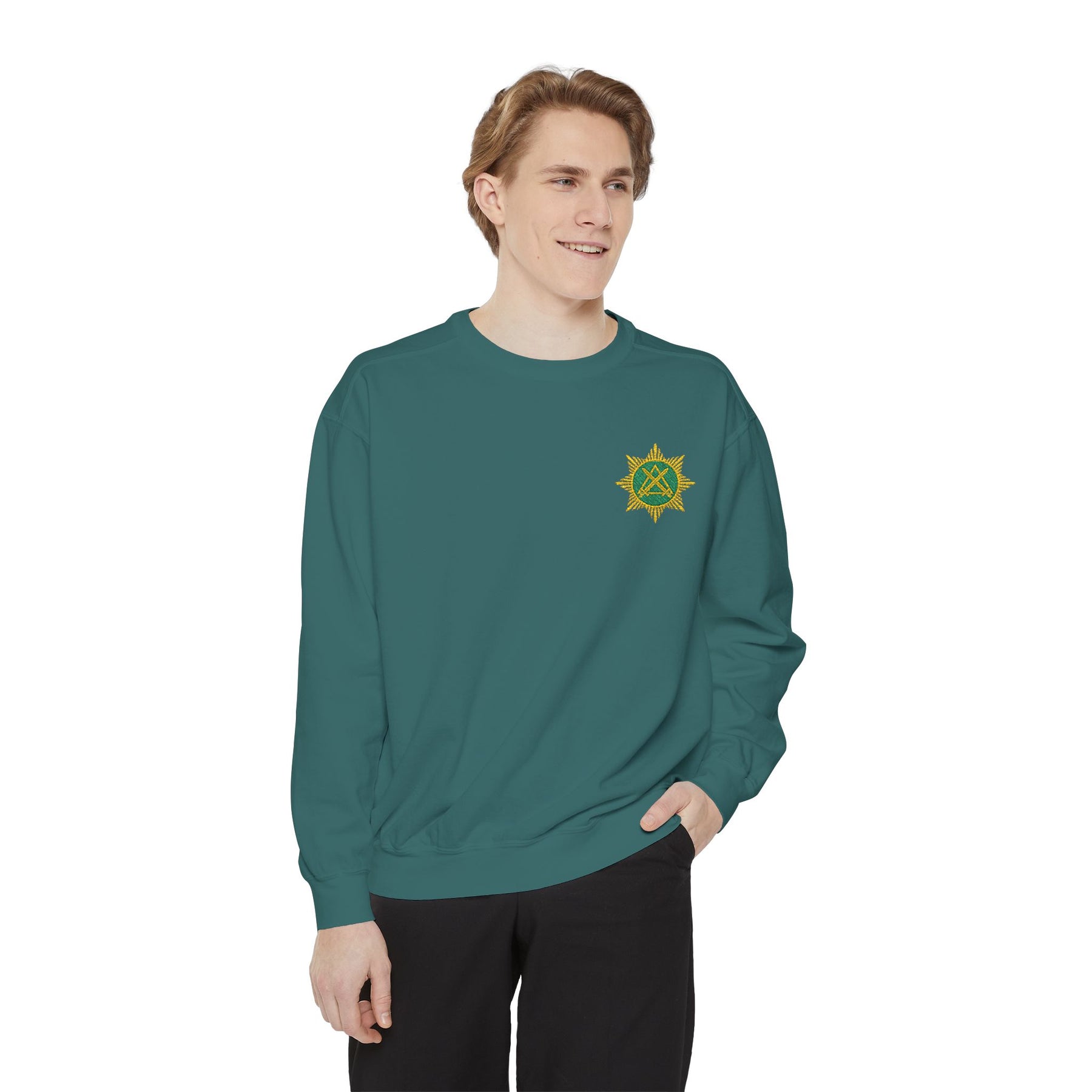 Knight Masons Sweatshirt - Embroidered Emblem - Bricks Masons
