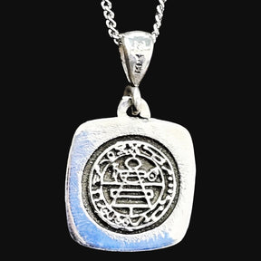 King Solomon Seal Medal 2 cm 4 g Silver Art 978 - Bricks Masons