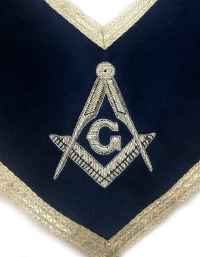 Master Mason Blue Lodge Collar - Dark Blue Velvet