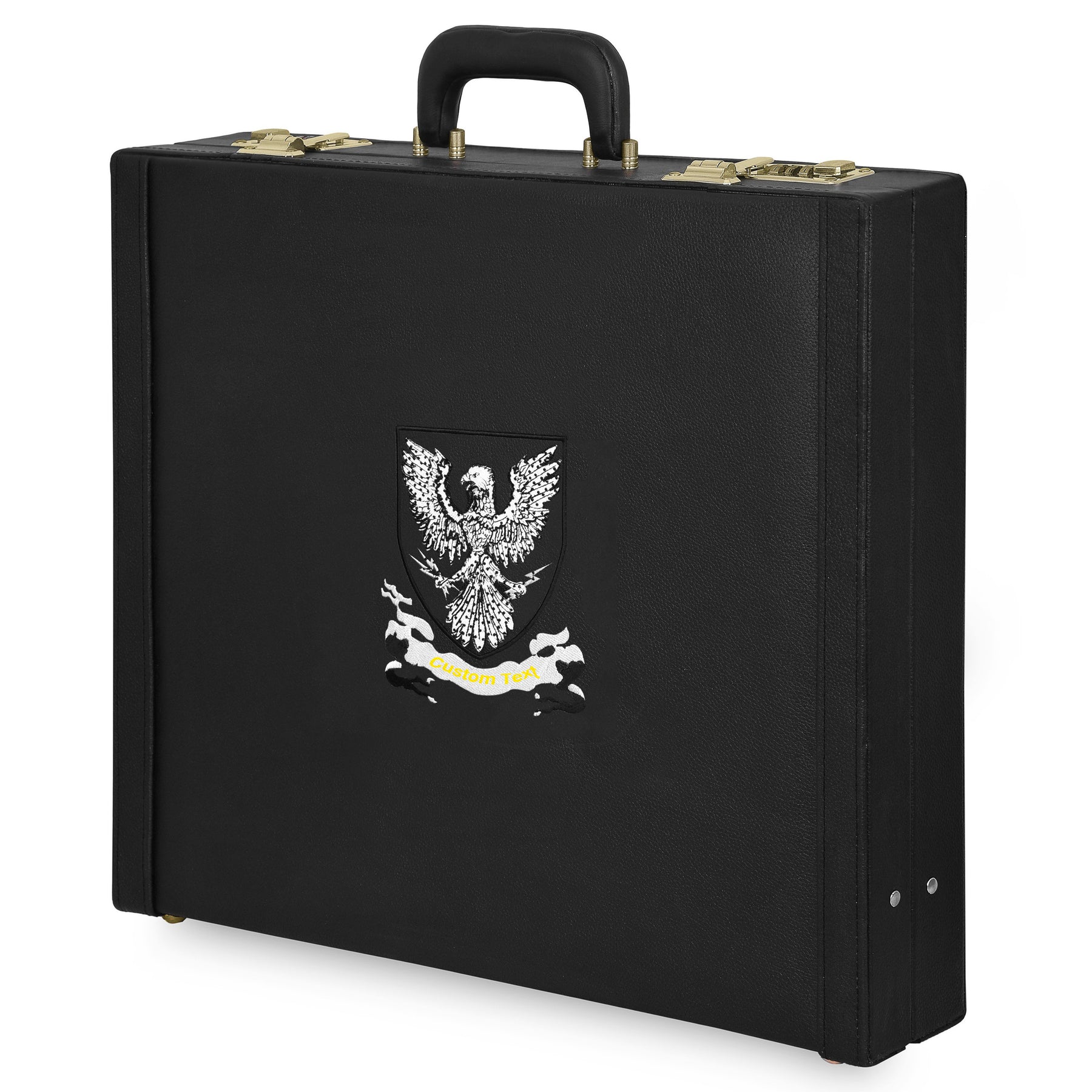 Scottish Rite Apron Case - White Emblem Hand Embroidery Personalization Various Sizes & Materials