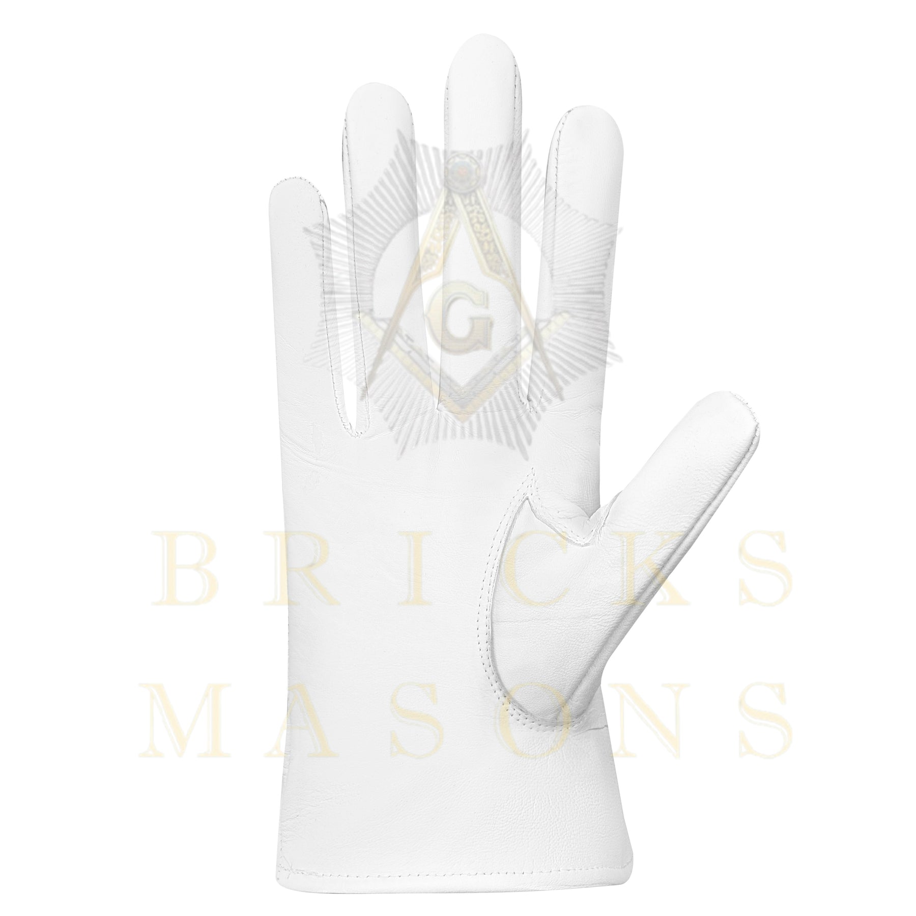Elks of the World Gloves - White Leather Daughters of IBPOEW