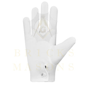 Past Thrice Illustrious Master Council Gloves - White Cotton