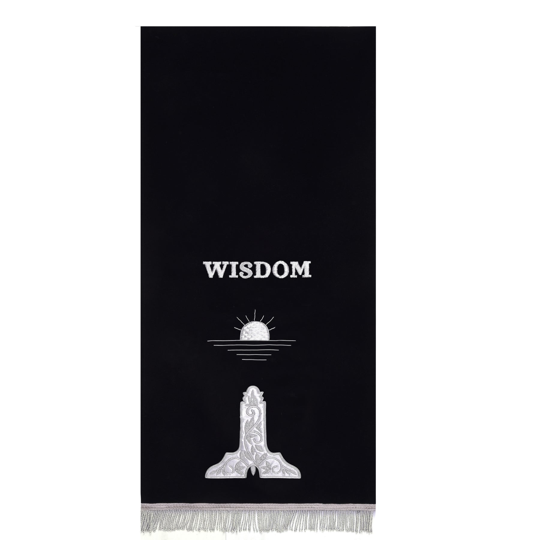 Officers Blue Lodge Pedestal Cover - Set of 3 Strength Beauty Wisdom - Bricks Masons
