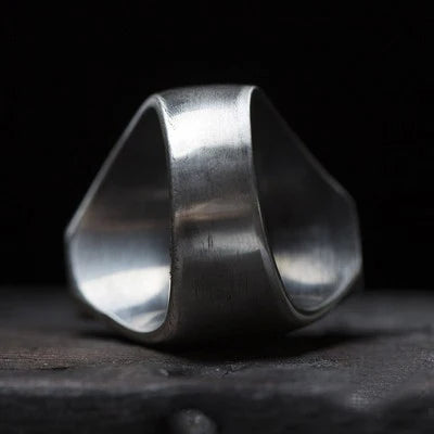 Knights Templar Ring - Stainless Steel Cross - Bricks Masons