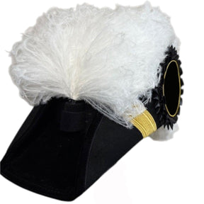 Past Grand Commander Knights Templar Chapeau - All White Plumes