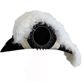 Line Officer Knights Templar Chapeau - All White Plumes - Bricks Masons
