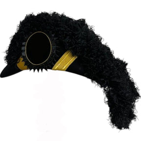 Past Grand Commander Knights Templar Chapeau - All Black Plumes - Bricks Masons