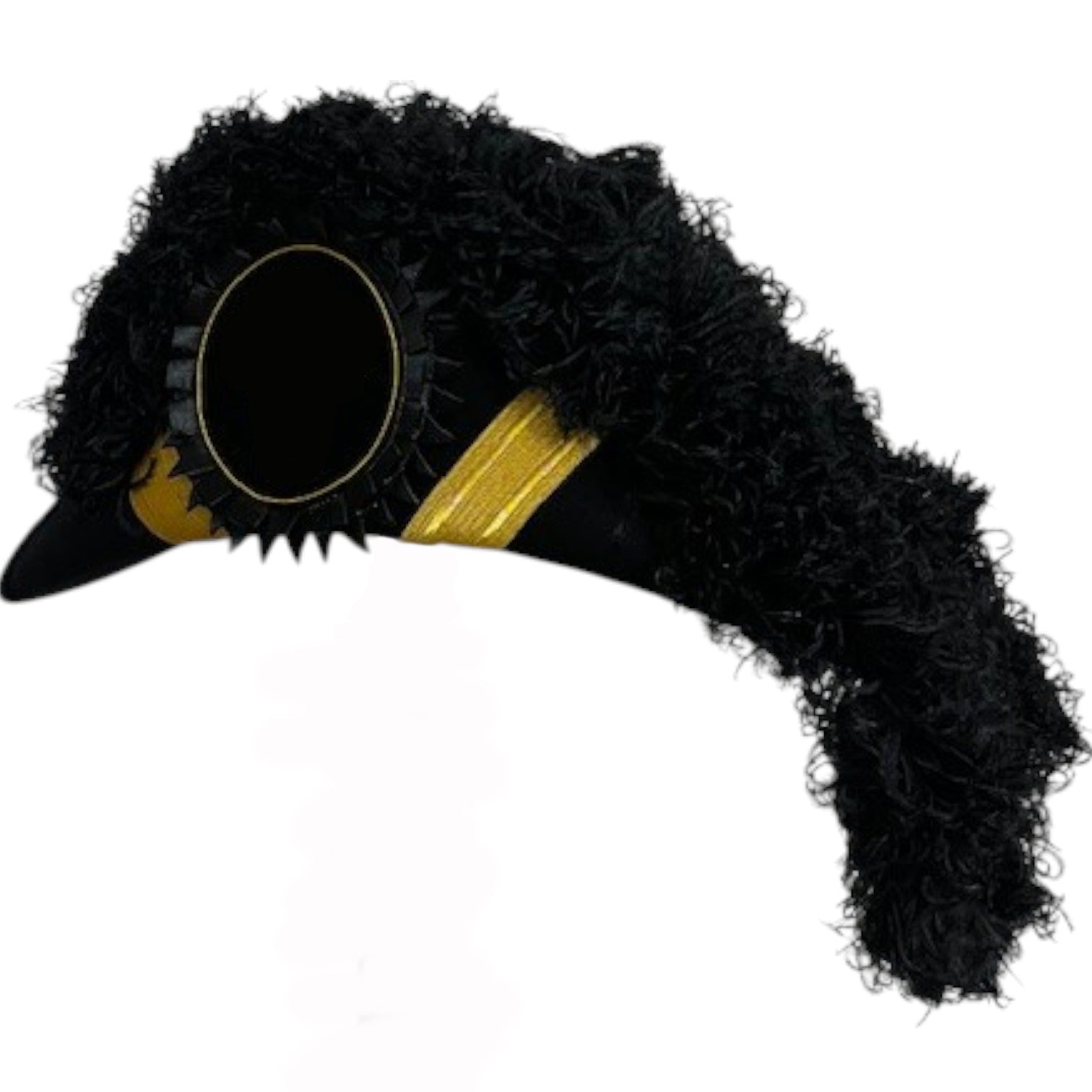 Past Commander Knights Templar Chapeau - All Black Plumes