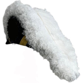 Past Commander Knights Templar Chapeau - All White Plumes