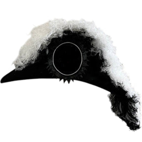 Past Grand Commander Knights Templar Chapeau - Black Underlayer Plumes