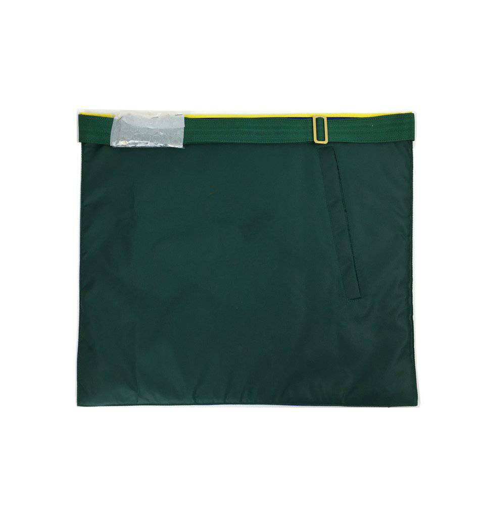 Member Allied Masonic Degrees English Regulation Apron - Green & Multi Colour