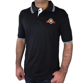 The Royal Order Of Scotland Polo Shirt - Black Color - Bricks Masons