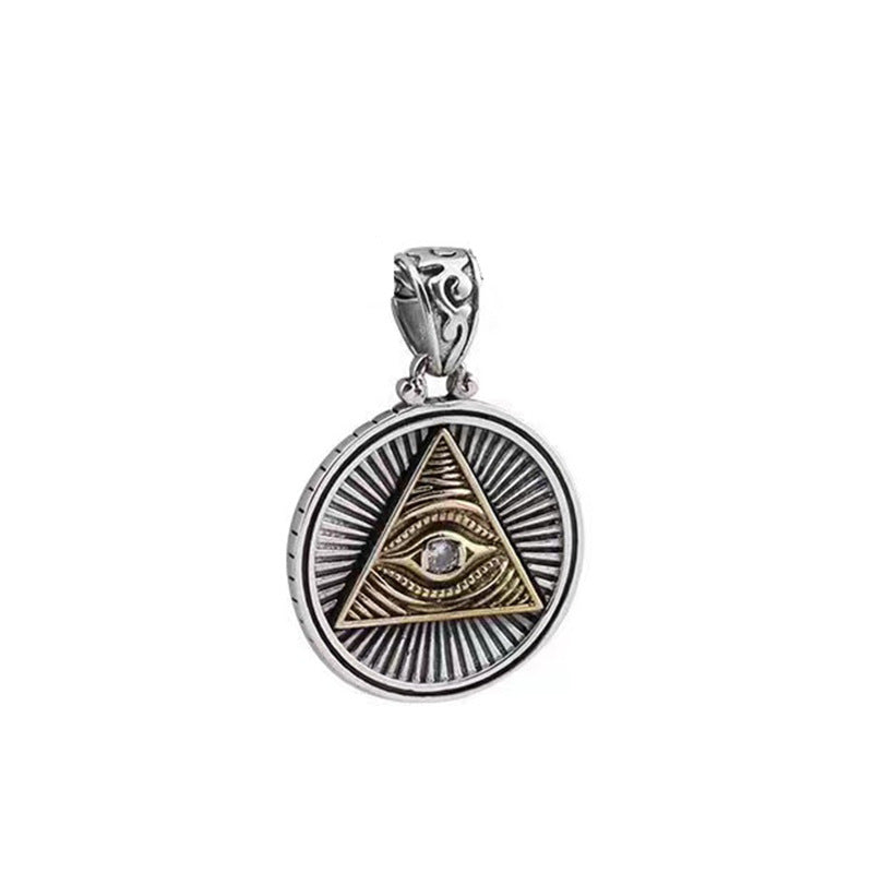 Eye Of Providence Pendant - Copper All Eye Seeing - Bricks Masons