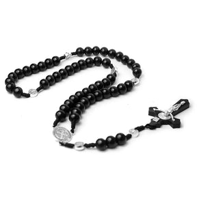 Knights Templar Bracelet - Saint Benedict Cross Prayer Beads