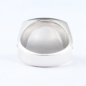 Anillo de la Logia Azul de Past Master - Cuadrado y Compás Cuadrante G Anillo de plata de ley