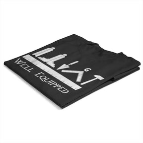 Master Mason Blue Lodge T-Shirt - Masonic Tools Design 100% Cotton - Bricks Masons