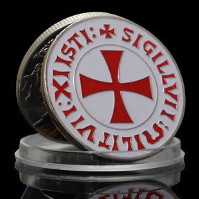 Knights Templar Commandery Coin - Silver/Gold Plated - Bricks Masons