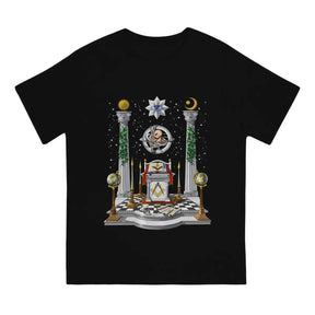 Knights Templar Commandery T-shirt - Masonic Altar Short Sleeve Polyester