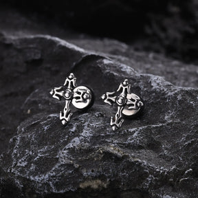 Knights Templar Earring - Waterproof Stainless Steel Stud Earrings