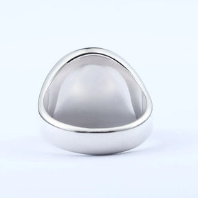 Anillo de la Logia Azul de Maestro Masón - Anillo de plata de ley con escuadra y compás G