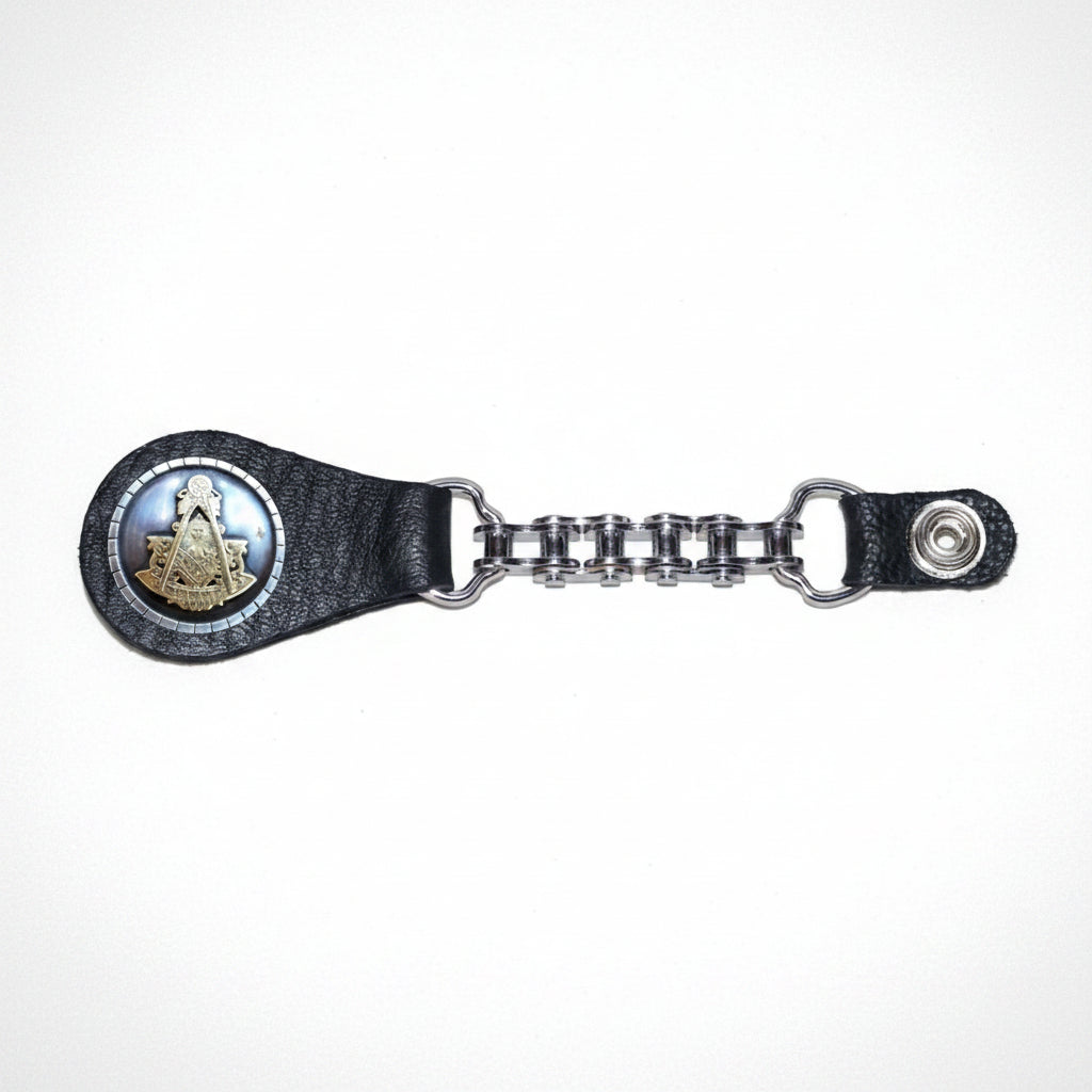 Past Master Blue Lodge Vest Extender - Single Chain - Bricks Masons