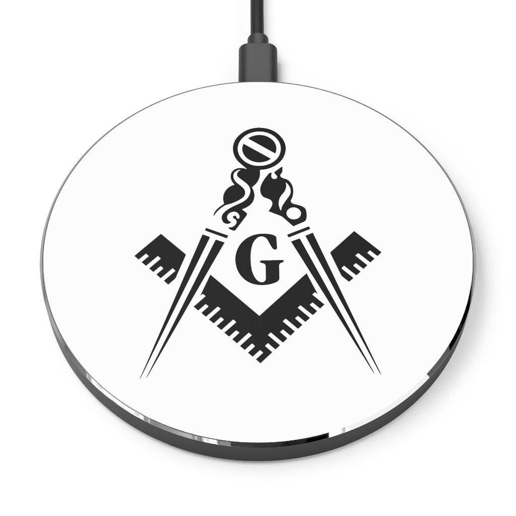 Master Mason Blue Lodge Wireless Charger - Square & Compass G Wireless