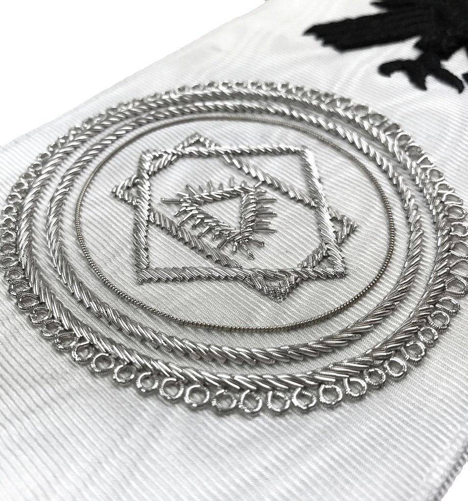 Commander Red Cross Of Constantine Sash - Handmade Embroidery - Bricks Masons