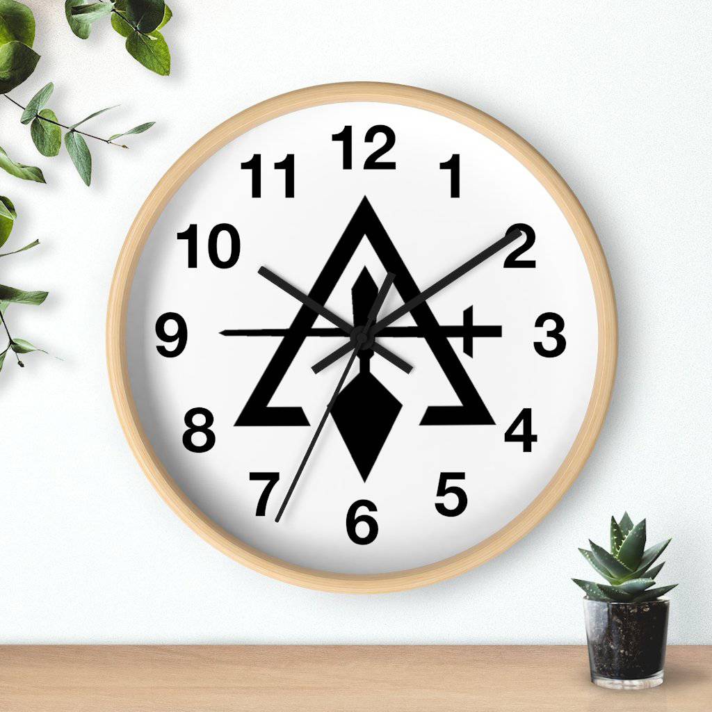 Council Clock - Wooden Frame - Bricks Masons