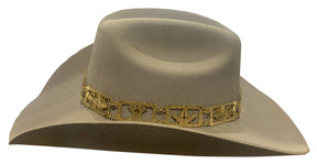 Master Mason Blue Lodge Hatband - Gold Jeweled