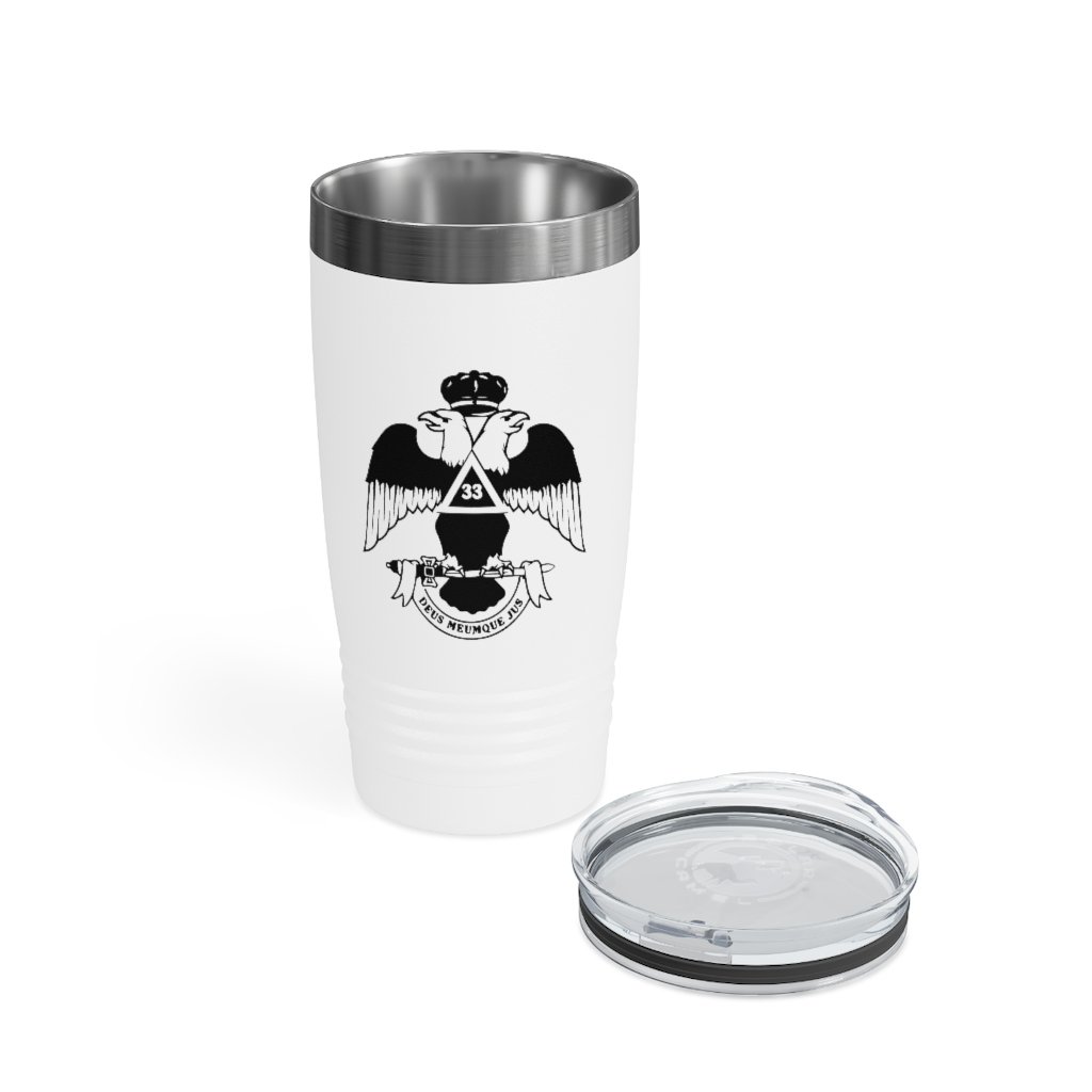 33rd Degree Scottish Rite Ringneck Tumbler - Wings Down Various Colors