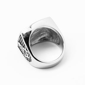 Eye Of Providence Ring - Eye of Horus Pyramid Silver - Bricks Masons
