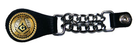 Master Mason Blue Lodge Vest Extender - Proud Mason Double Curb Chain Set