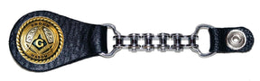 Master Mason Blue Lodge Vest Extender - Proud Mason Double Curb Chain Set